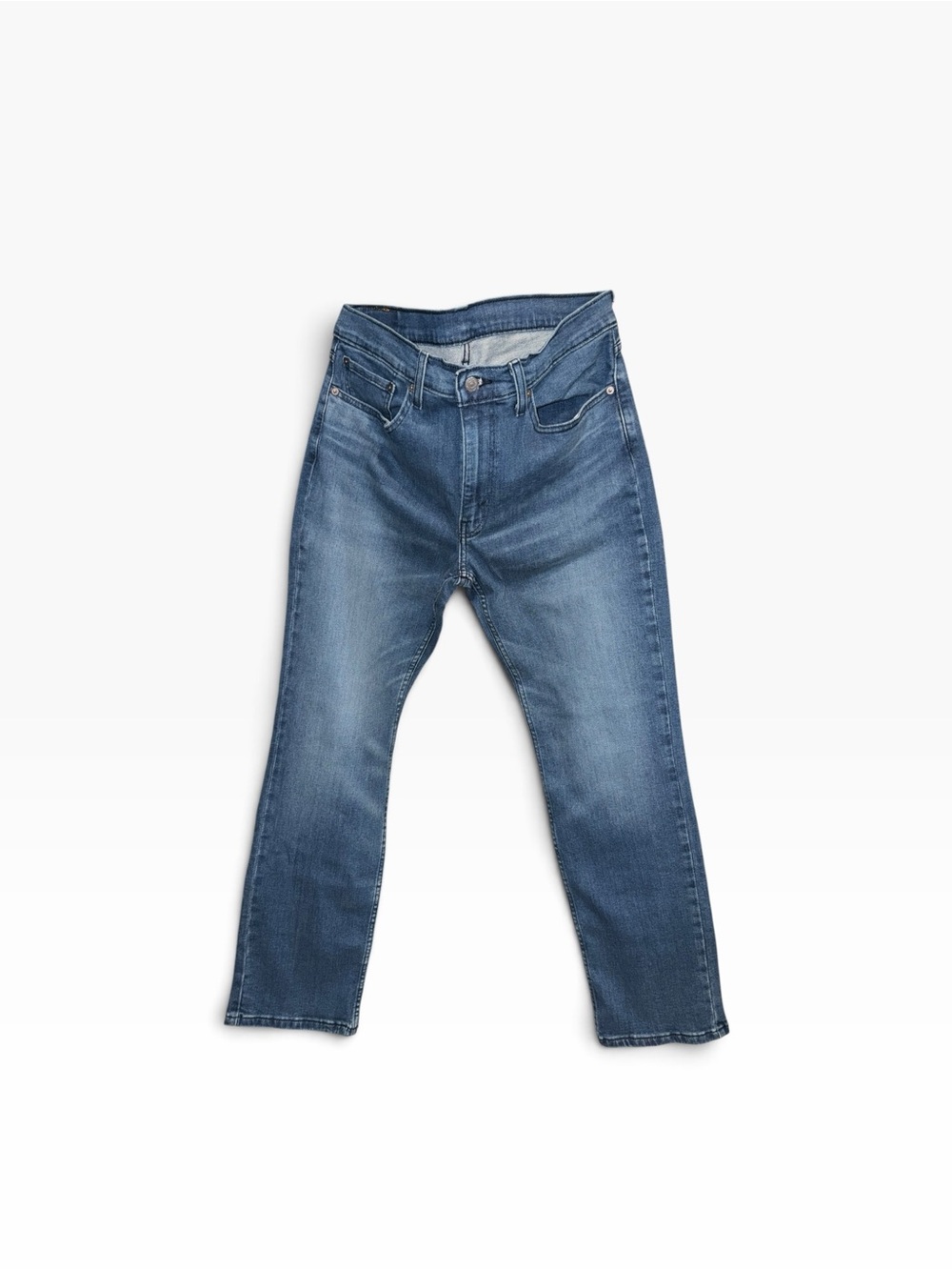 Levi's Straight Fit Medium Blue Denim Jeans